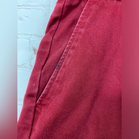J Crew Pants Mens Size 33x32 Burgundy The Sutton Fit Broken-in Chino Pants - Picture 6 of 9